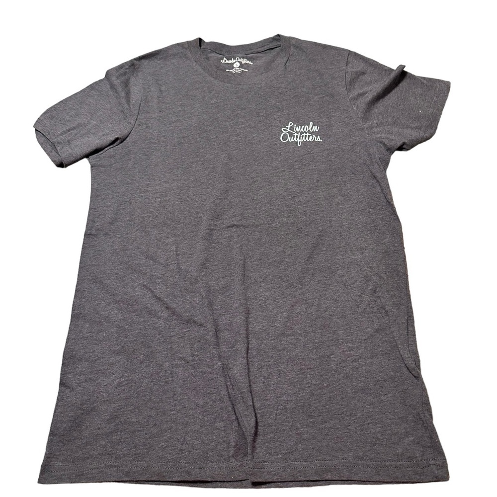 Women’s Lincoln Outfitters Country Music Gray T Shirt size Small